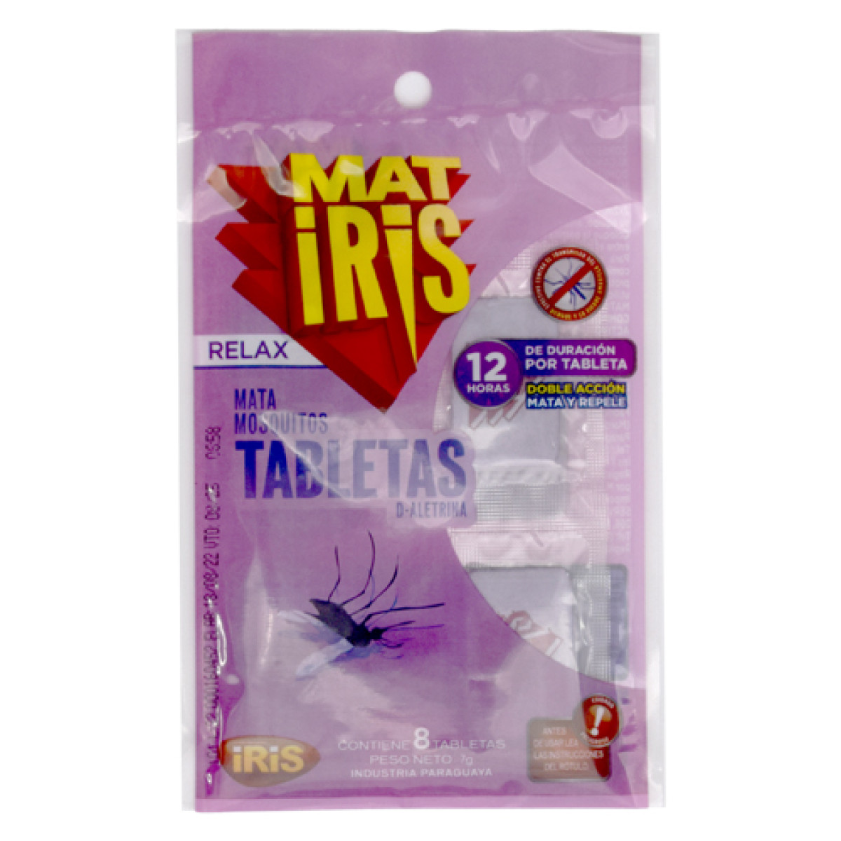 MATIRIS PASTILLA MATAMOSQ X 8 RELA#