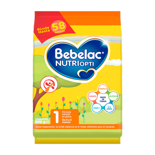 LECHE BEBELAC NUTRI OPTI 1 X 800 GR