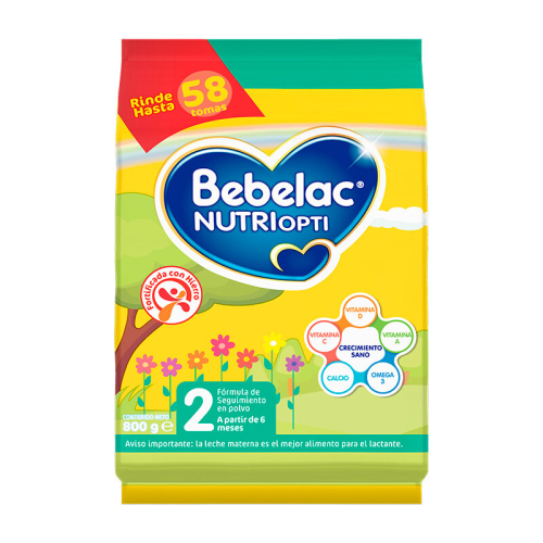 LECHE BEBELAC NUTRI OPTI 2 X 800 GR