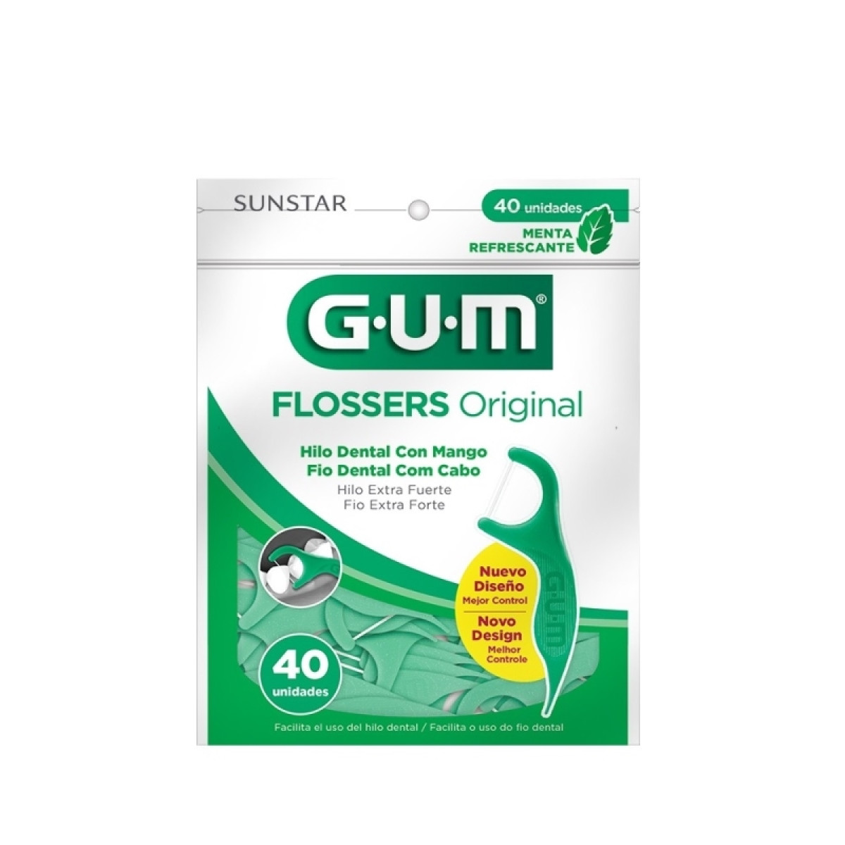 GUM CEP DENT FLOS ORIGINAL X 40 UNI