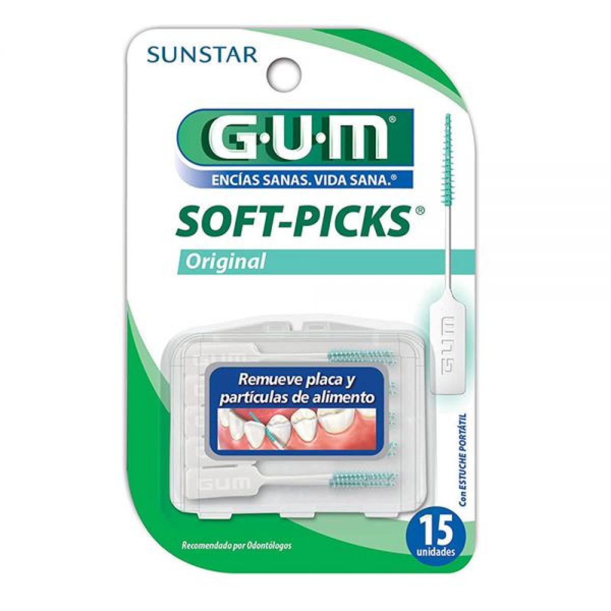 GUM SOFT-PICKS ORIGINAL X 15 UNID