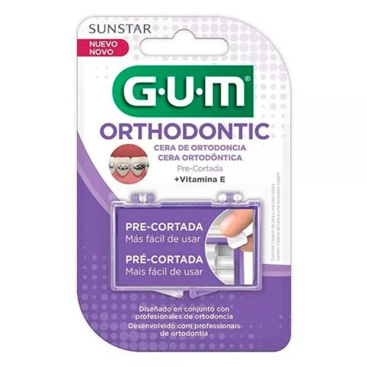 GUM CERA DENT ORTHODONT WAX X 5