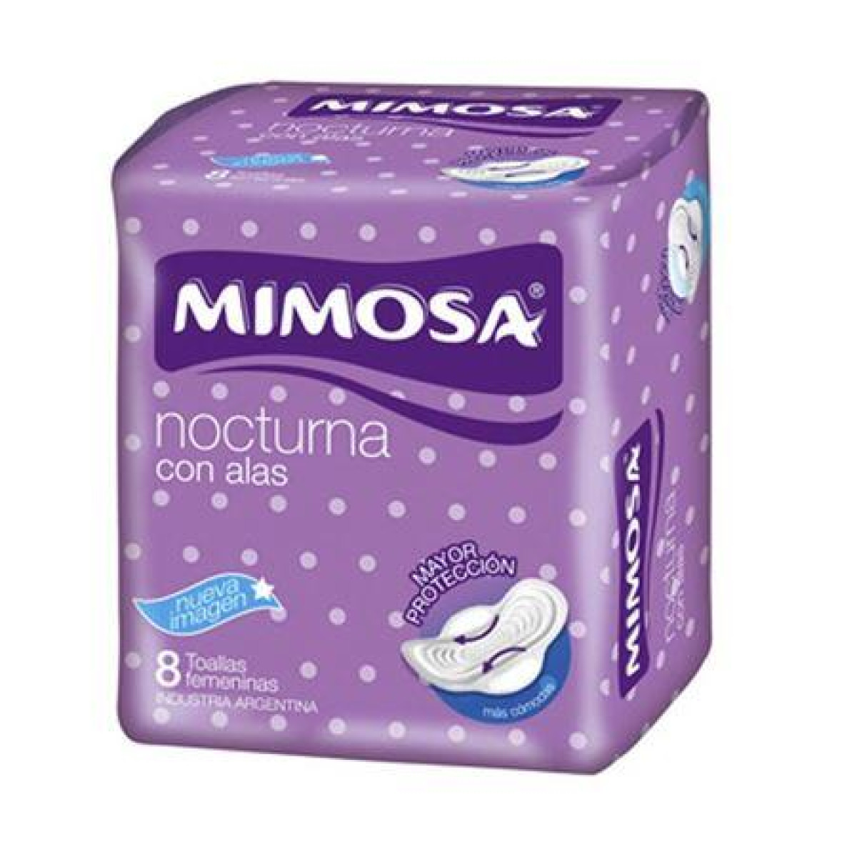 MIMOSA TOALLA H NOCT C/A X 8