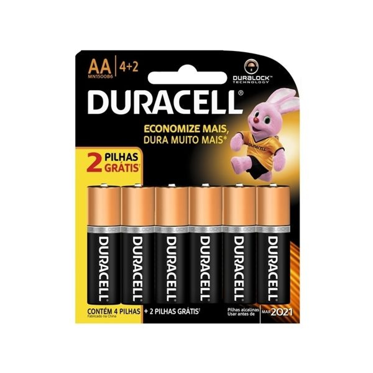 DURACELL PILAS ALC AAX4+2 0483