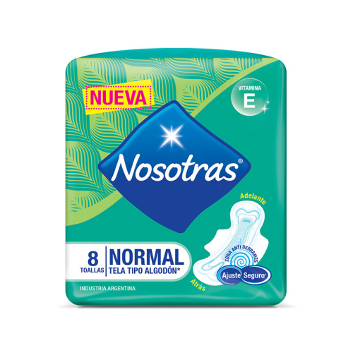 NOSOTRAS TOALLA H NOR C/VIT E X 8