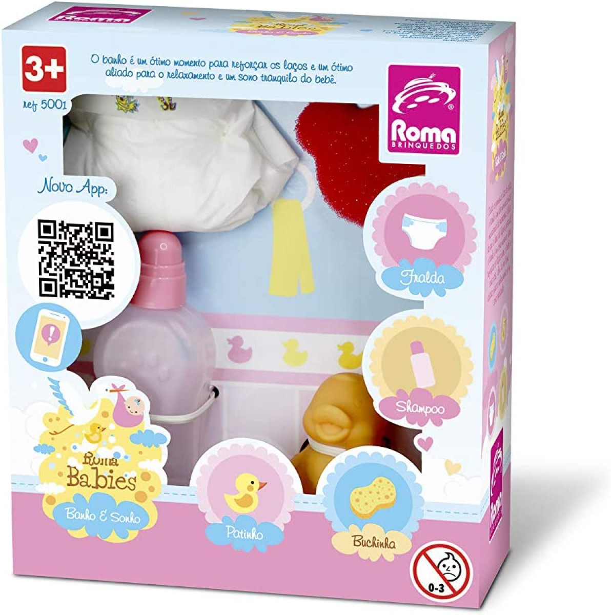 ROMA BABIES KIT BANO Y SUENO 5001