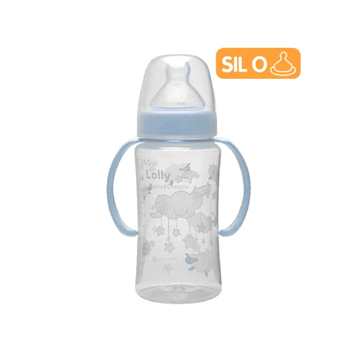 LOLLY BIBERON 350 ML ORTO 13068 AZU