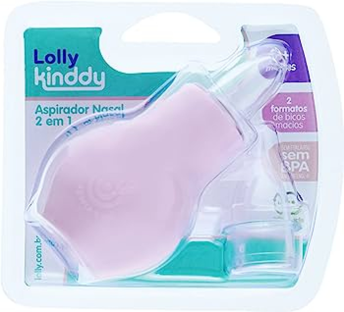 LOLLY ASPIRADOR NASAL 2EN1 ROSA