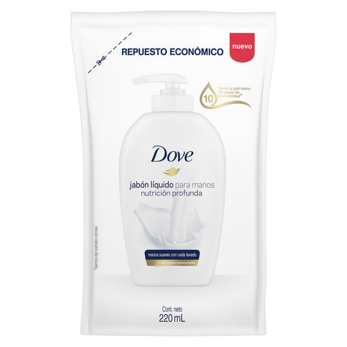 DOVE JABON LIQ 220ML BEAUTY 4229