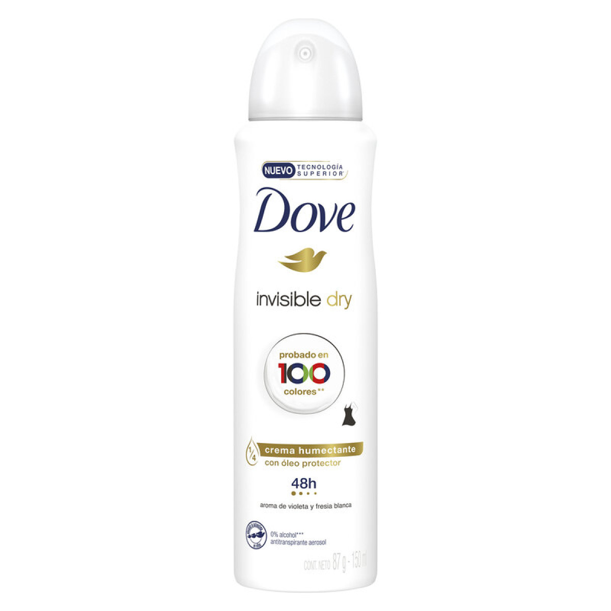 DOVE DEO AER 150 ML AP INVISIB DRY