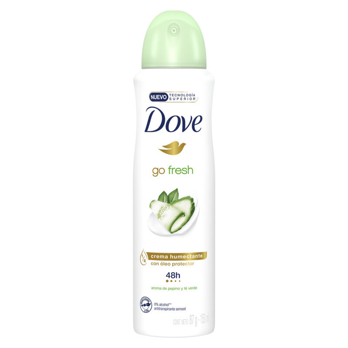 DOVE DEO AER 150 ML AP PEPINO 40028