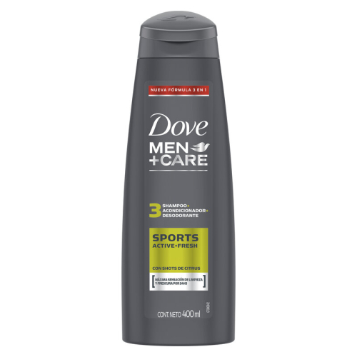 DOVE SHAMP SPORT+FRESH 3EN1 4850